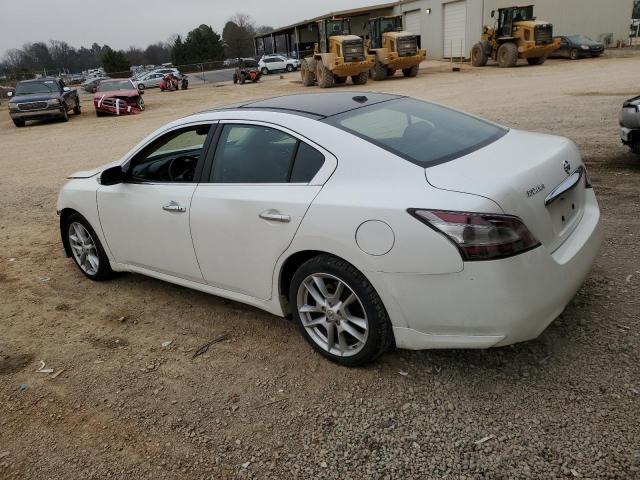 1N4AA5AP6EC470250 - 2014 NISSAN MAXIMA S WHITE photo 2