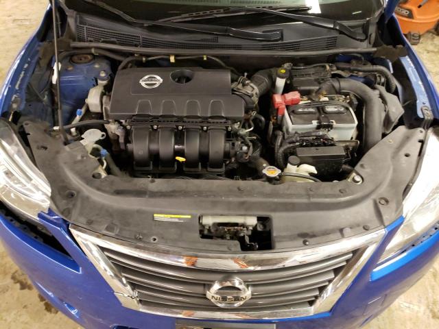 3N1AB7AP4DL743873 - 2013 NISSAN SENTRA S BLUE photo 11