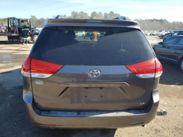 5TDKK3DC3CS216855 - 2012 TOYOTA SIENNA LE GRAY photo 6