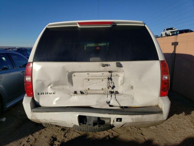 1GNFC13J17R105610 - 2007 CHEVROLET TAHOE C1500 WHITE photo 6