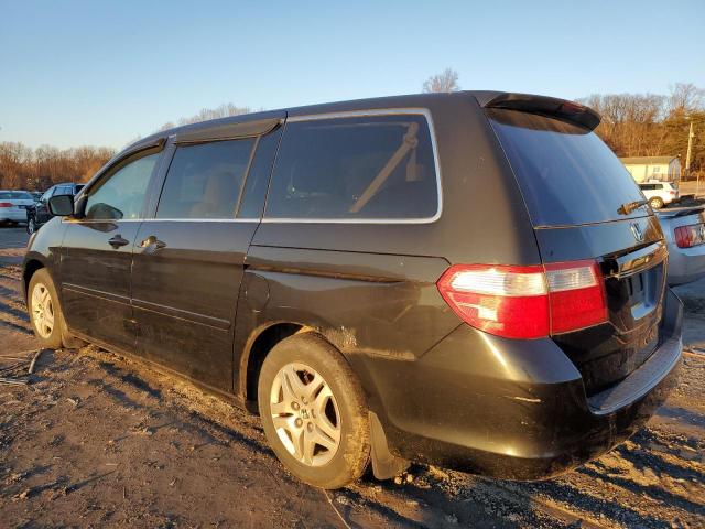 5FNRL382X5B009495 - 2005 HONDA ODYSSEY LX BLACK photo 2