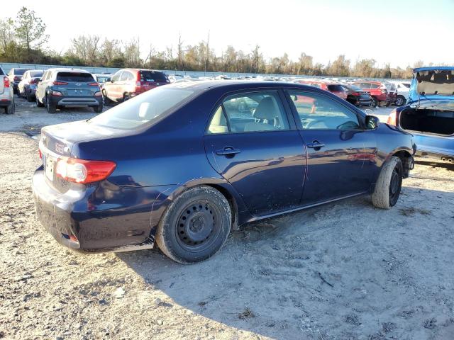 2T1BU4EE9BC682930 - 2011 TOYOTA COROLLA BASE BLUE photo 3