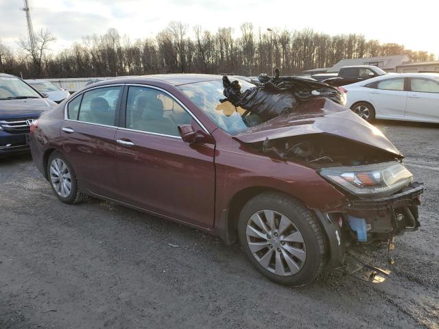 1HGCR2F8XFA212355 - 2015 HONDA ACCORD EXL BURGUNDY photo 4