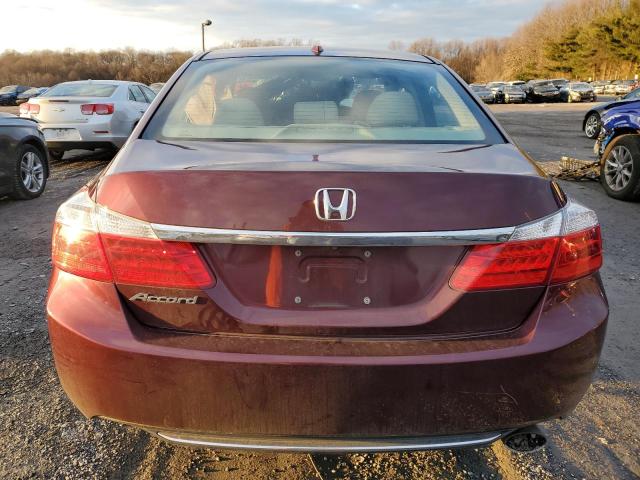 1HGCR2F8XFA212355 - 2015 HONDA ACCORD EXL BURGUNDY photo 6