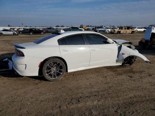2C3CDXGJXLH127142 - 2020 DODGE CHARGER SCAT PACK WHITE photo 3