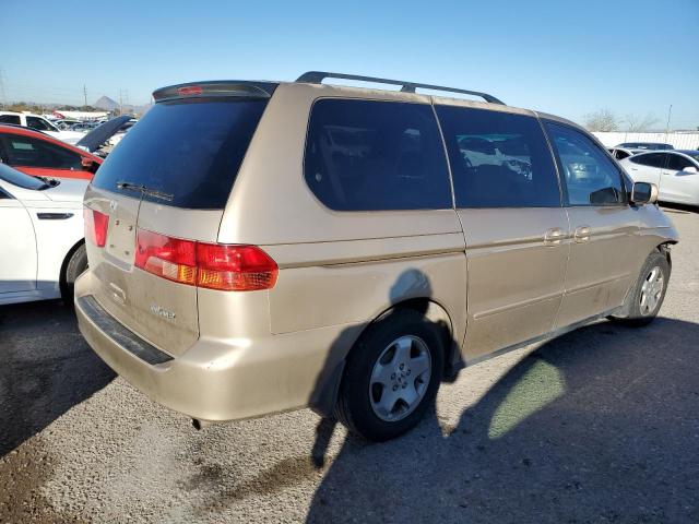 2HKRL18691H599742 - 2001 HONDA ODYSSEY EX TAN photo 3