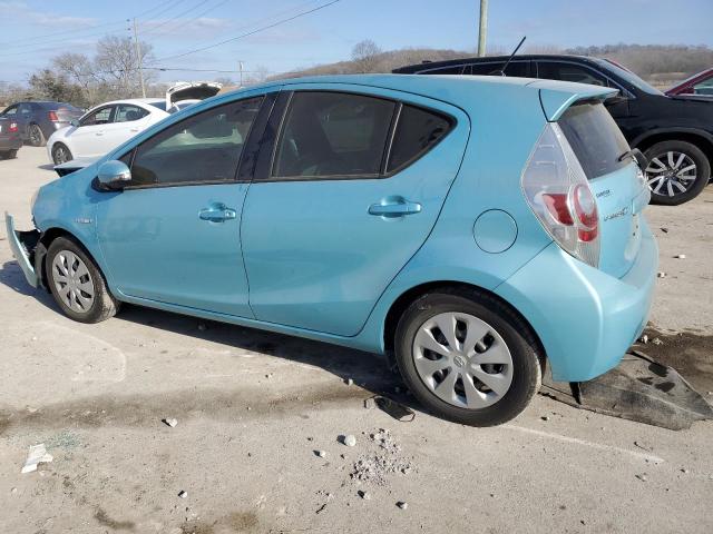 JTDKDTB38E1085189 - 2014 TOYOTA PRIUS C BLUE photo 2