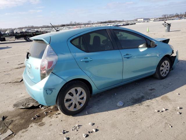 JTDKDTB38E1085189 - 2014 TOYOTA PRIUS C BLUE photo 3