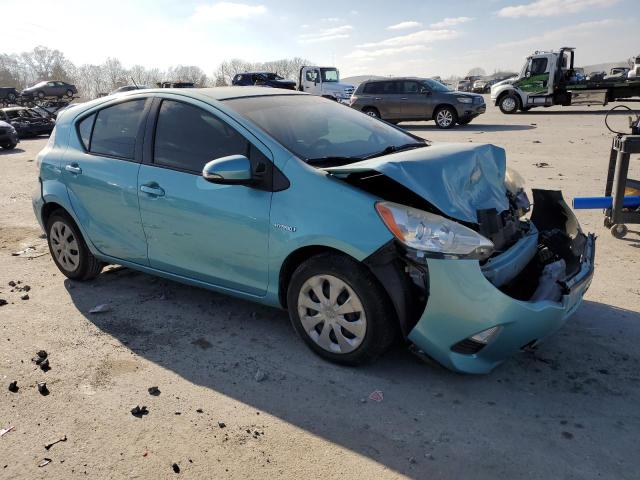 JTDKDTB38E1085189 - 2014 TOYOTA PRIUS C BLUE photo 4