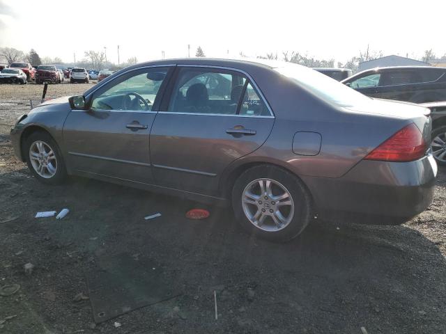 1HGCM56766A144613 - 2006 HONDA ACCORD EX GRAY photo 2