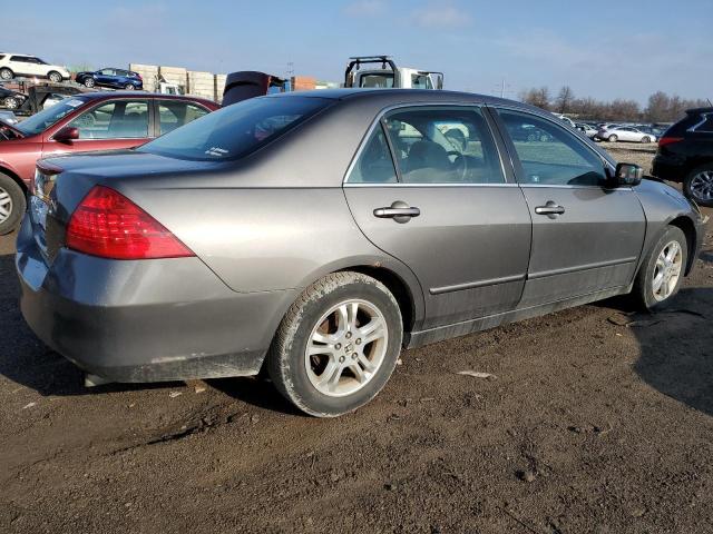 1HGCM56766A144613 - 2006 HONDA ACCORD EX GRAY photo 3