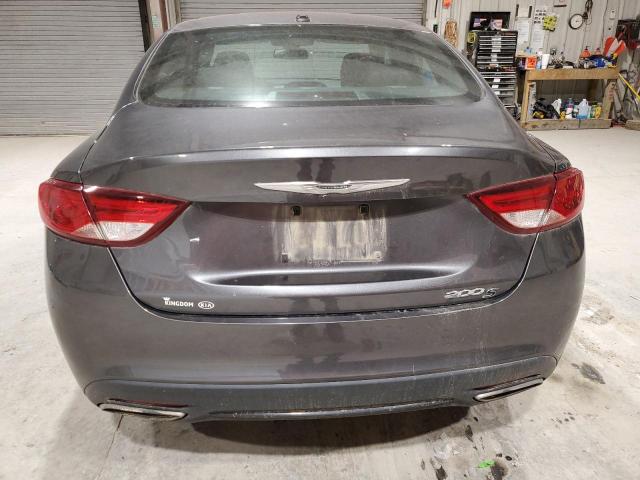 1C3CCCBB4FN697354 - 2015 CHRYSLER 200 S GRAY photo 6