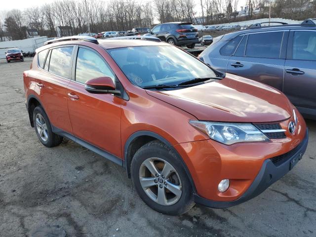 JTMRFREV2FD116090 - 2015 TOYOTA RAV4 XLE ORANGE photo 4