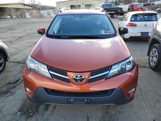 JTMRFREV2FD116090 - 2015 TOYOTA RAV4 XLE ORANGE photo 5