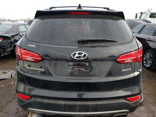 5XYZU3LBXFG287599 - 2015 HYUNDAI SANTA FE S BLACK photo 6