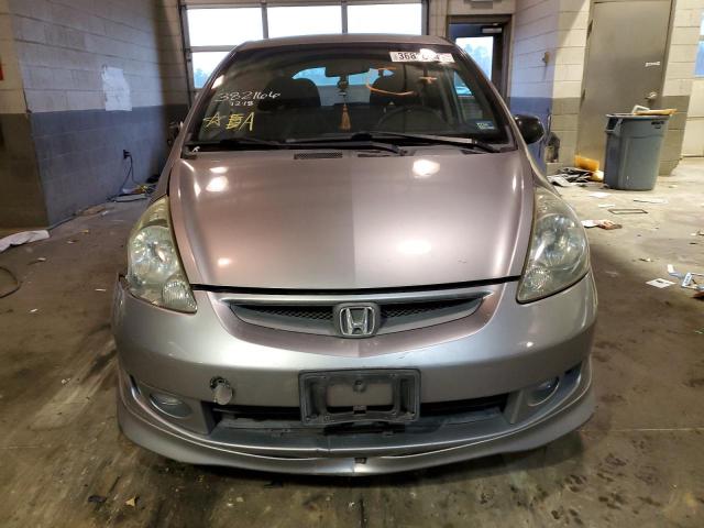 JHMGD386X7S002378 - 2007 HONDA FIT S 银色 照片 5