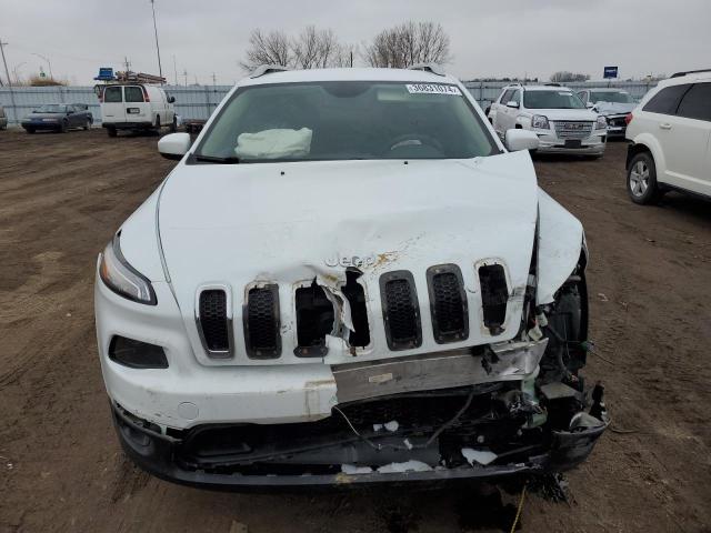 1C4PJLCB2EW172657 - 2014 JEEP CHEROKEE LATITUDE WHITE photo 5