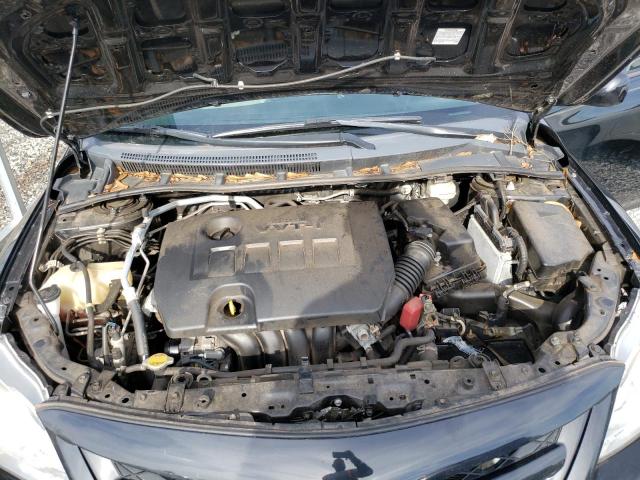 2T1BU4EEXCC812991 - 2012 TOYOTA COROLLA BASE BLACK photo 11