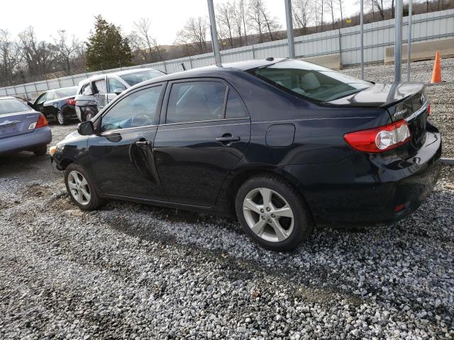 2T1BU4EEXCC812991 - 2012 TOYOTA COROLLA BASE BLACK photo 2