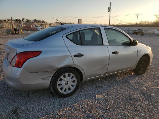 3N1CN7AP9EL842769 - 2014 NISSAN VERSA S SILVER photo 3