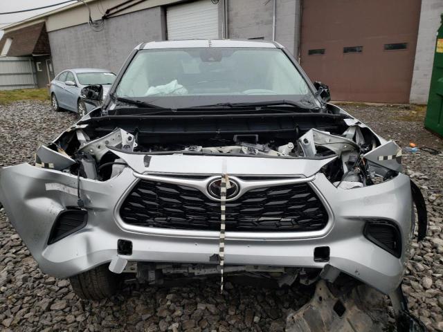 5TDCZRBH7LS505321 - 2020 TOYOTA HIGHLANDER L SILVER photo 5