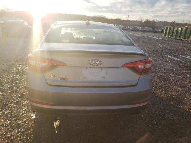 5NPE24AF0FH003521 - 2015 HYUNDAI SONATA SE GRAY photo 6