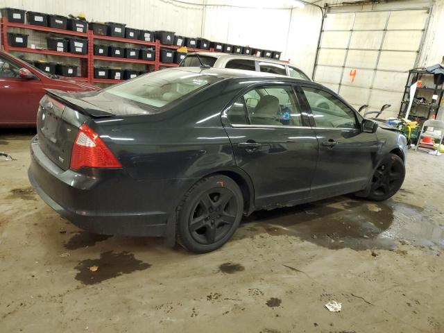 3FAHP0HG5AR243262 - 2010 FORD FUSION SE BLACK photo 3