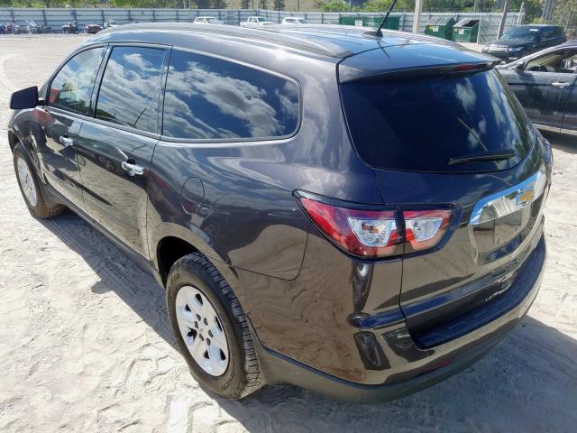 1GNKRFED1FJ209156 - 2015 CHEVROLET TRAVERSE LS  photo 3