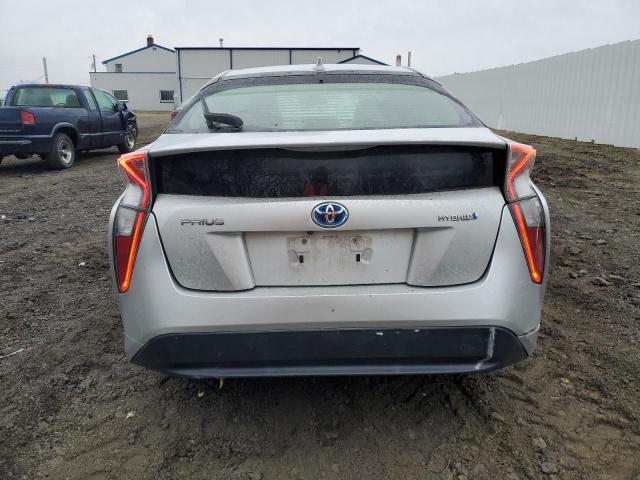 JTDKARFU9G3000415 - 2016 TOYOTA PRIUS SILVER photo 6