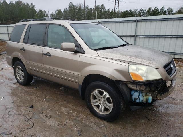 2HKYF18624H512058 - 2004 HONDA PILOT EXL BEIGE photo 4