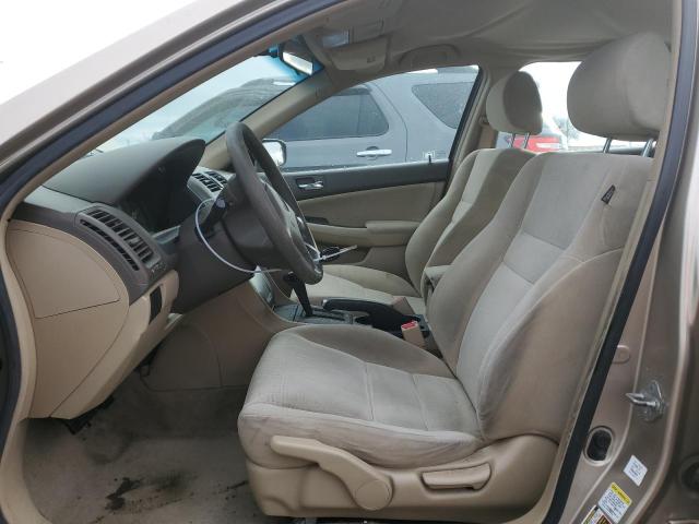 1HGCM56445A033367 - 2005 HONDA ACCORD LX TAN photo 7