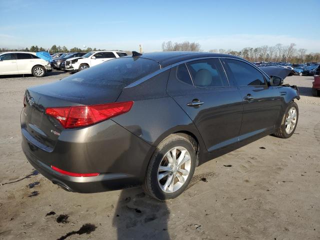 5XXGN4A73CG081226 - 2012 KIA OPTIMA EX GRAY photo 3