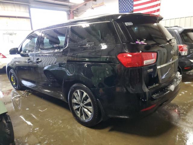 KNDMC5C10J6381759 - 2018 KIA SEDONA EX BLACK photo 2