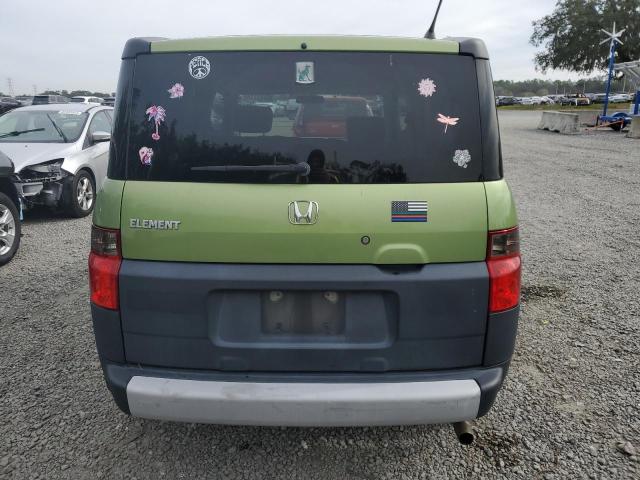 5J6YH18326L015973 - 2006 HONDA ELEMENT LX GREEN photo 6