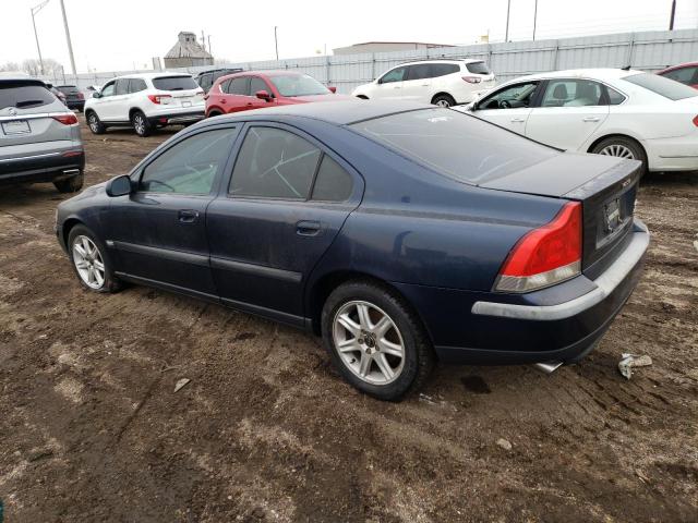 YV1RS58D022104611 - 2002 VOLVO S60 2.4T BLUE photo 2