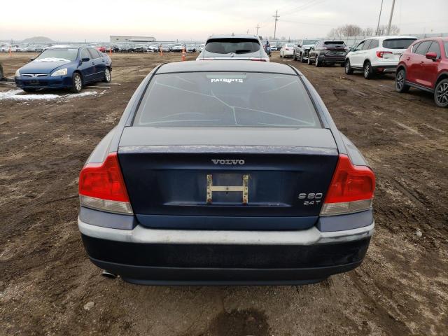 YV1RS58D022104611 - 2002 VOLVO S60 2.4T BLUE photo 6