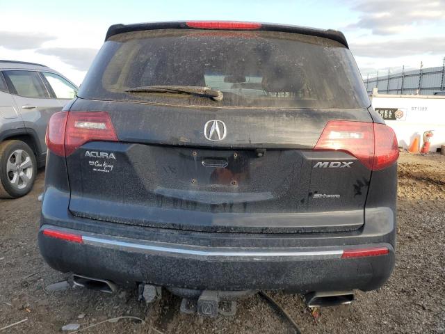 2HNYD2H68BH541253 - 2011 ACURA MDX TECHNOLOGY BLACK photo 6