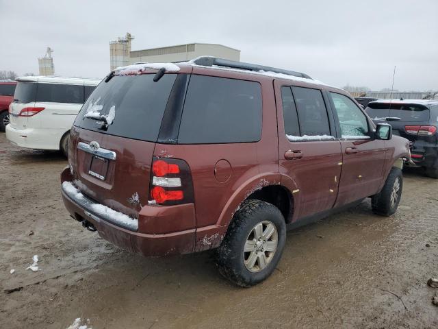 1FMEU7DE6AUA05007 - 2010 FORD EXPLORER XLT BURGUNDY photo 3