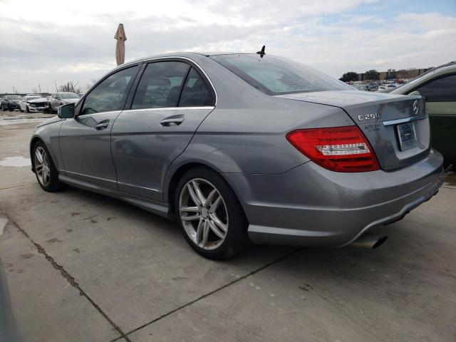 WDDGF4HBXER303693 - 2014 MERCEDES-BENZ C 250 SILVER photo 2