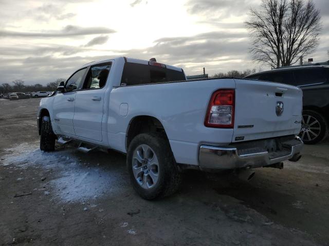 1C6SRFMT9MN802486 - 2021 RAM 1500 BIG HORN/LONE STAR WHITE photo 2