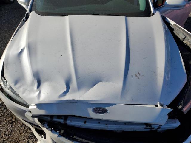 3FA6P0T93ER321057 - 2014 FORD FUSION SE WHITE photo 11