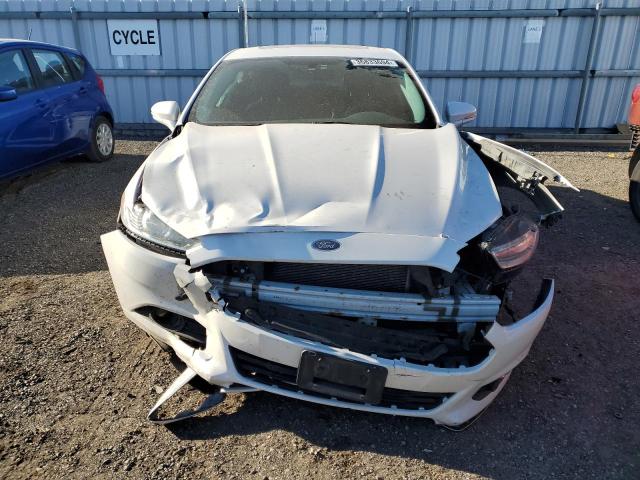 3FA6P0T93ER321057 - 2014 FORD FUSION SE WHITE photo 5