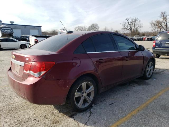 1G1PE5SB2F7174883 - 2015 CHEVROLET CRUZE LT RED photo 3