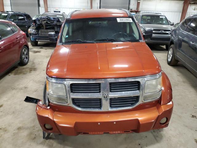 1D8GU58K57W678936 - 2007 DODGE NITRO SLT ORANGE photo 5