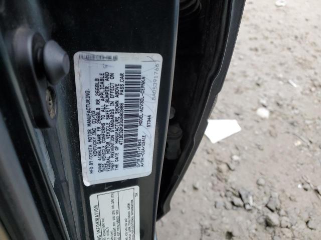 4T1BE32K23U680986 - 2003 TOYOTA CAMRY LE GREEN photo 12