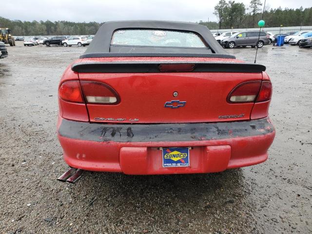 4G1JF32T8VB105111 - 1997 CHEVROLET CAVALIER LS RED photo 6