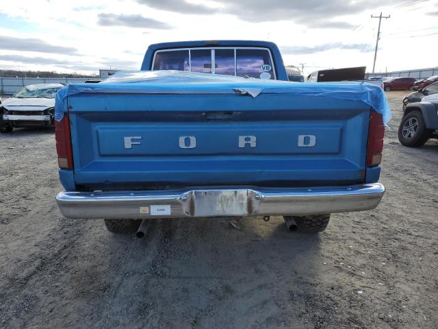 2FTDF14E6CCA09276 - 1982 FORD F150 BLUE photo 6