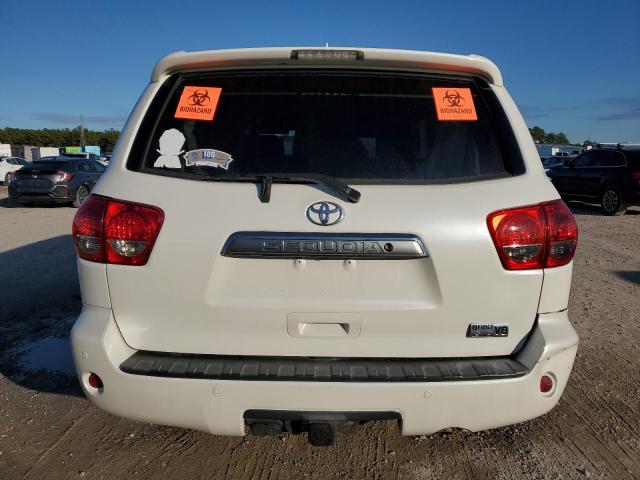 5TDYY5G15DS046451 - 2013 TOYOTA SEQUOIA PLATINUM WHITE photo 6