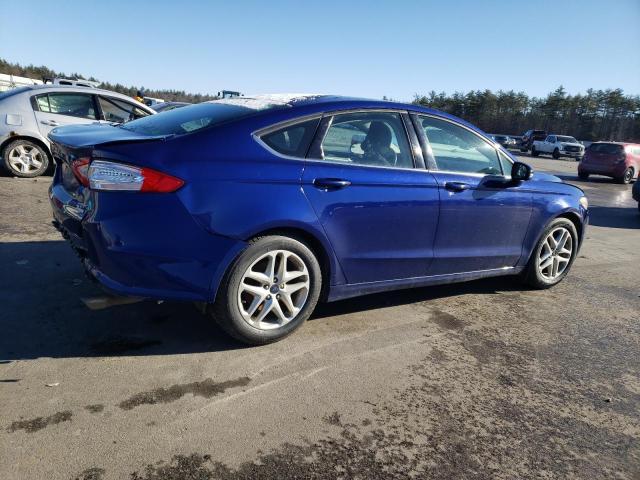 1FA6P0HD1G5132684 - 2016 FORD FUSION SE BLUE photo 3