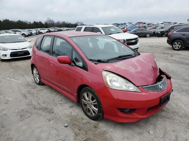 JHMGE88449S067979 - 2009 HONDA FIT SPORT RED photo 4